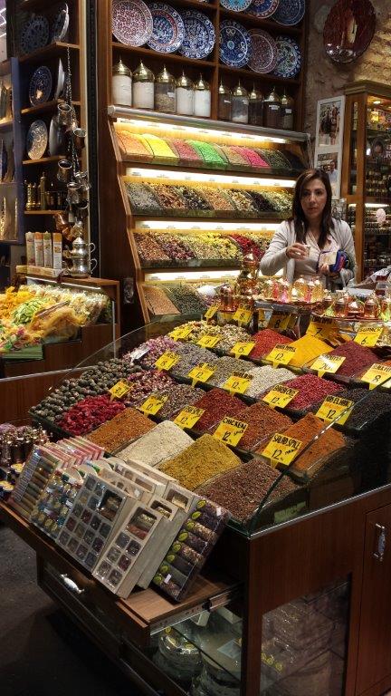 Spices in the Grand Bazaar Istanbul